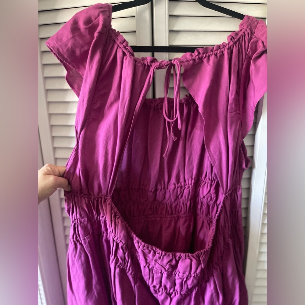 Anthropologie Smock Waist Mini Dress - Picture 9 of 10